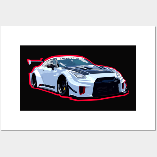 LBWK GT-R35 Posters and Art